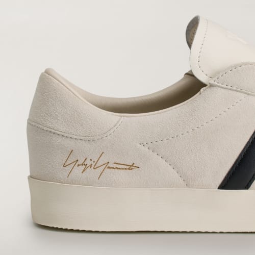 Cheap adidas Y-3 Gazelle Baskets Blanc Cassé/Blanc Cassé/Noir LA6690