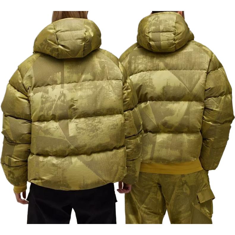 adidas Y-3 Graphic Yellow Puffer Jacket Unisex Hooded Long Sleeve Zip-Up IP7939 圖 4