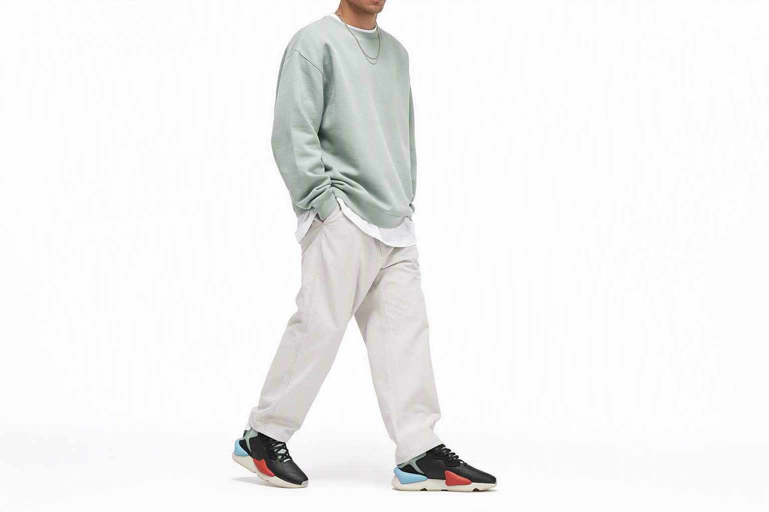 Order adidas Y-3 Kaiwa '黑色粉綠' GX1052