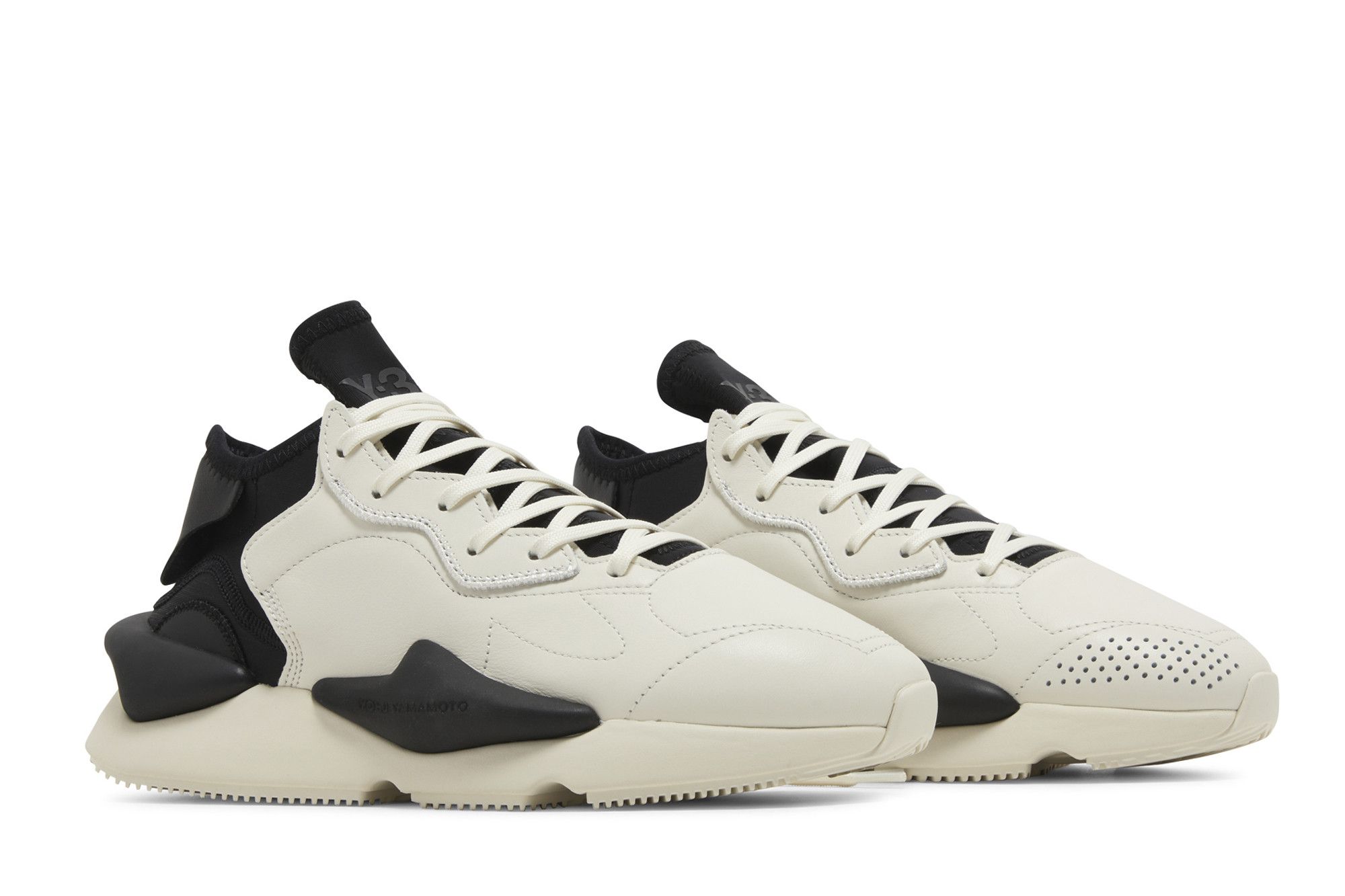 Cheap adidas Y-3 Kaiwa ''Blanc Cassé Noir'' ID5430