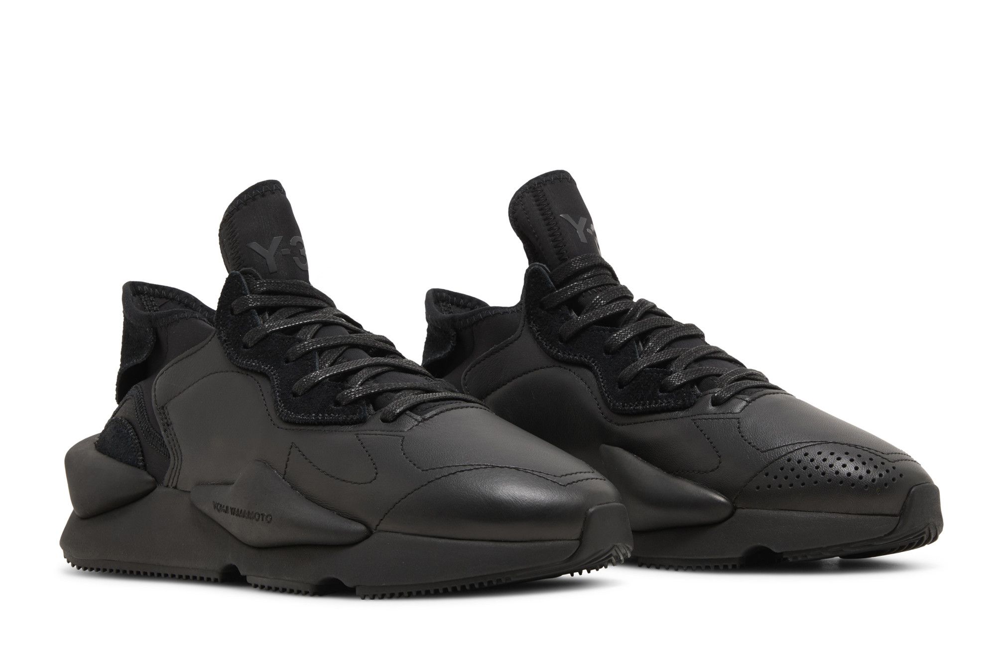 Cheap adidas Y-3 Kaiwa ''Triple Black'' Sneakers Schwarz IE7255