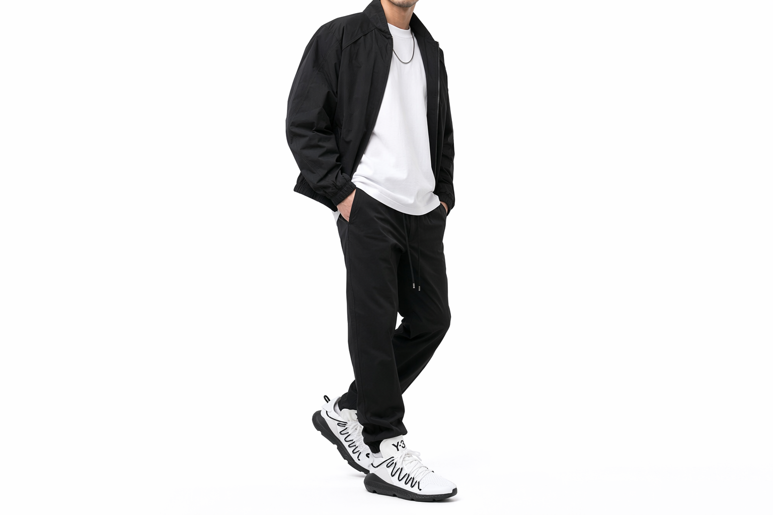 Order adidas Y-3 Kusari 'Putih Hitam' AC7190