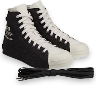 adidas Y-3 Nizza Hi 灰黑配色高筒球鞋 JQ8818 Order adidas Y-3 Nizza Hi 灰黑配色高筒球鞋 JQ8818