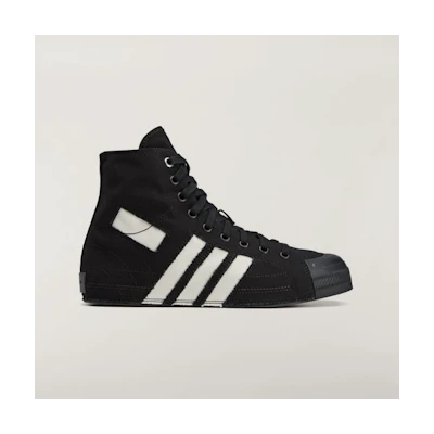 Adidas Y-3 Nizza Hi Sneakers Black/Black/Off White
