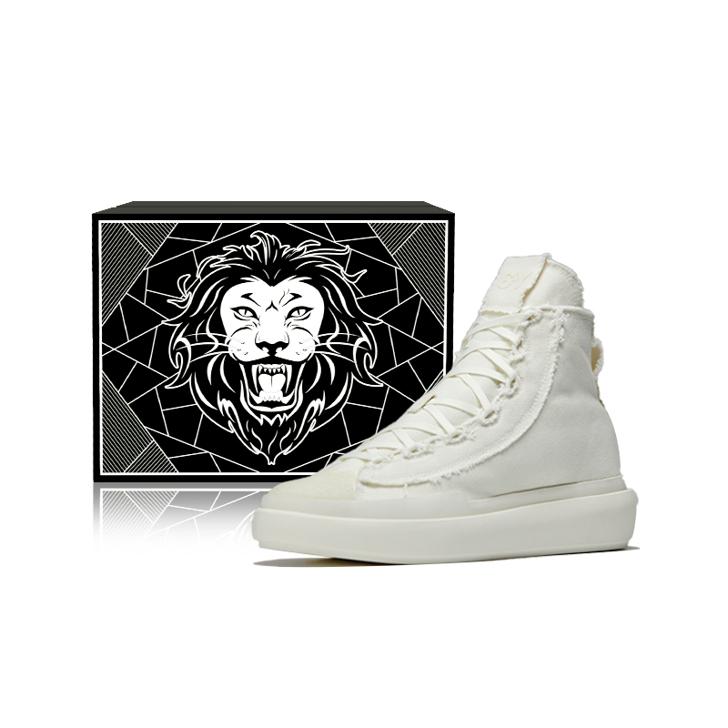 Buy Y-3 Nizza 高幫手工噴繪 中幫 板鞋 男女同款 白色