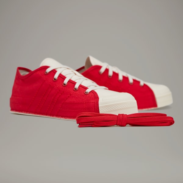 Cheap Adidas Y-3 Nizza Low Better Scarlet/Wonder White Sneakers JQ2457