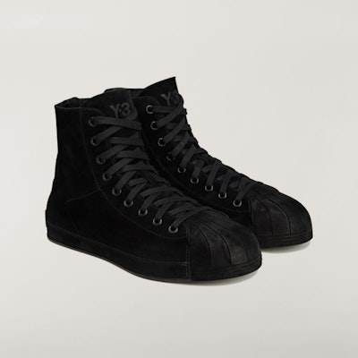 Adidas Y-3 Nizza Star Hi Sneakers Black/Black/Black JR4248 Shop Adidas Y-3 Nizza Star Hi Sneakers Black/Black/Black JR4248