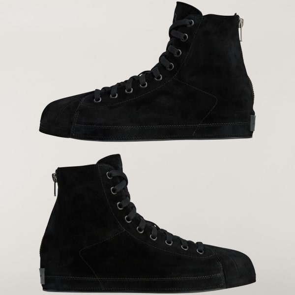 Sizing アディダス Y-3 ニッツァ スター ハイ スニーカー ブラック/ブラック/ブラック JR4248