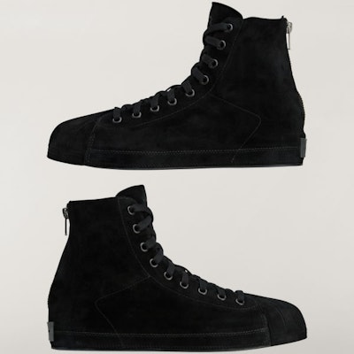 Adidas Y-3 Nizza Star Hi Sneakers Black/Black/Black JR4248 Sizing Adidas Y-3 Nizza Star Hi Sneakers Black/Black/Black JR4248