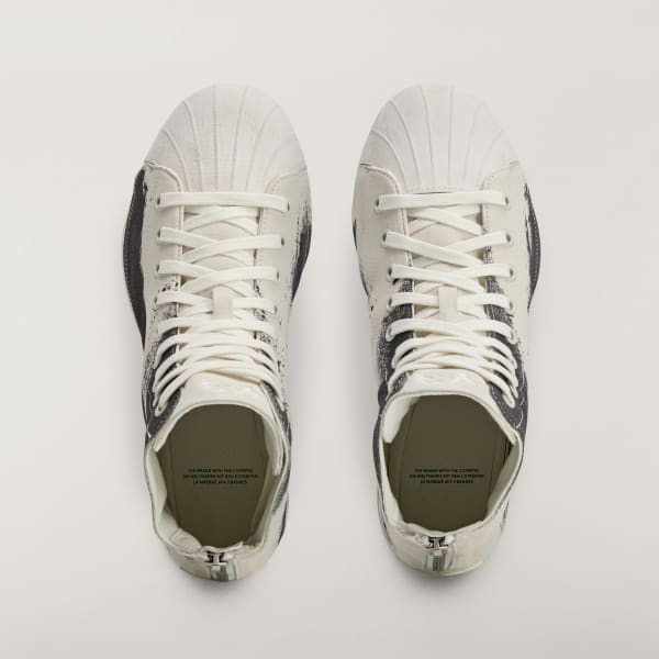 Adidas Y-3 Nizza Star High Sneakers Off White/Off White/Off White 圖 3