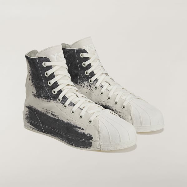 Adidas Y-3 Nizza Star High Sneakers Off White/Off White/Off White 圖 5