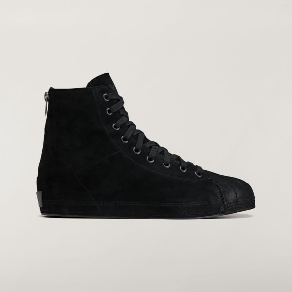 Adidas Y-3 Nizza Star High Top Sneakers Black/Black/Black