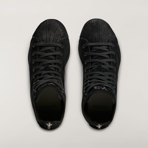 Adidas Y-3 Nizza Star High Top Sneakers Black/Black/Black 圖 2