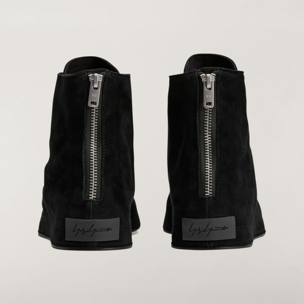 Adidas Y-3 Nizza Star High Top Sneakers Black/Black/Black 圖 5