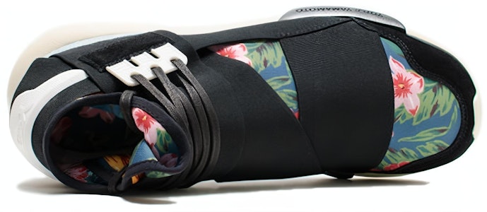 adidas Y-3 Qasa Hi Floral 黑色印花 Shop adidas Y-3 Qasa Hi Floral 黑色印花