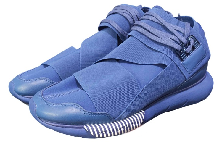 Order Y-3 Qasa 繫帶 耐磨 高筒 運動休閒鞋 男女款 藍色