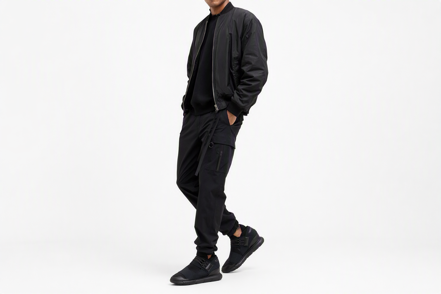 Order adidas Y-3 Qasa High 'Triple Black' 2023 Hitam Penuh IF5505