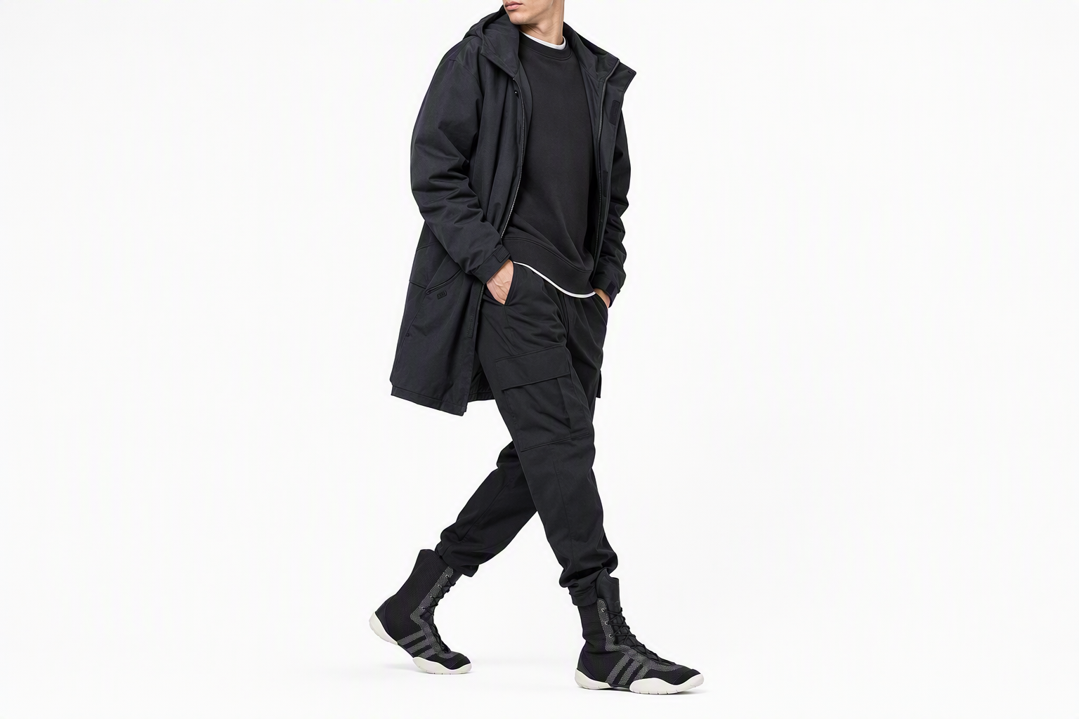 Order Adidas Y-3 REGU Stivali Nero/Talc/Nero JH8062