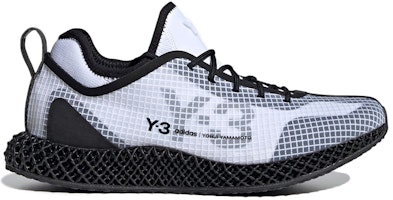 阿迪达斯 Y-3 Runner 4D IO '黑白' 运动鞋 FX1059 Order 阿迪达斯 Y-3 Runner 4D IO '黑白' 运动鞋 FX1059
