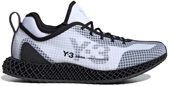 阿迪达斯 Y-3 Runner 4D IO '黑白' 运动鞋 FX1059 Order 阿迪达斯 Y-3 Runner 4D IO '黑白' 运动鞋 FX1059