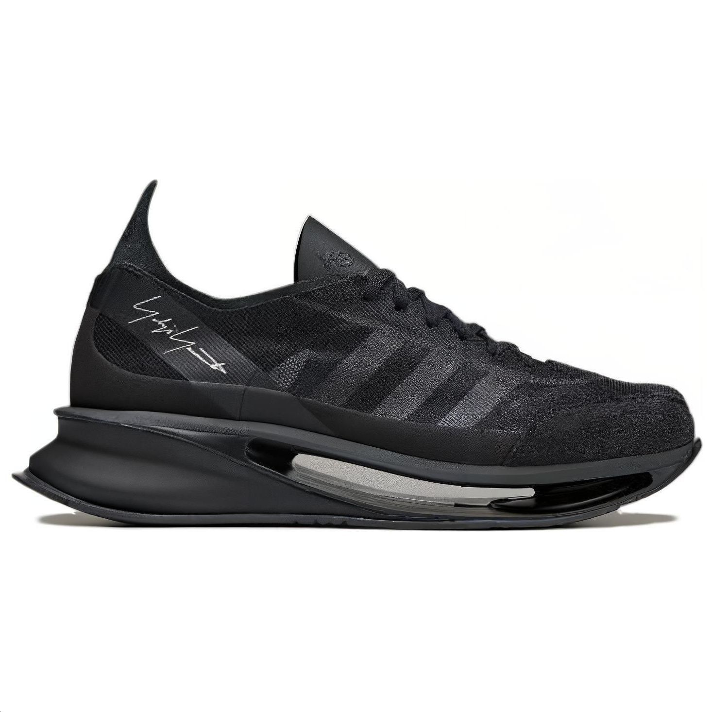 Shop adidas Y-3 S-Gendo Run 'Triple Black' Zapatillas Negras IE5700