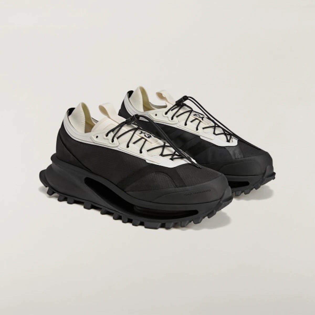 Adidas Y-3 S-Gendo Trail Sneakers Black/Black/Off White