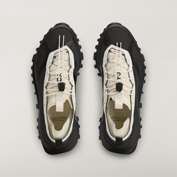 Lookbook Adidas Y-3 S-Gendo Trail Sneakers Hitam/Hitam/Putih Pudar KI0862