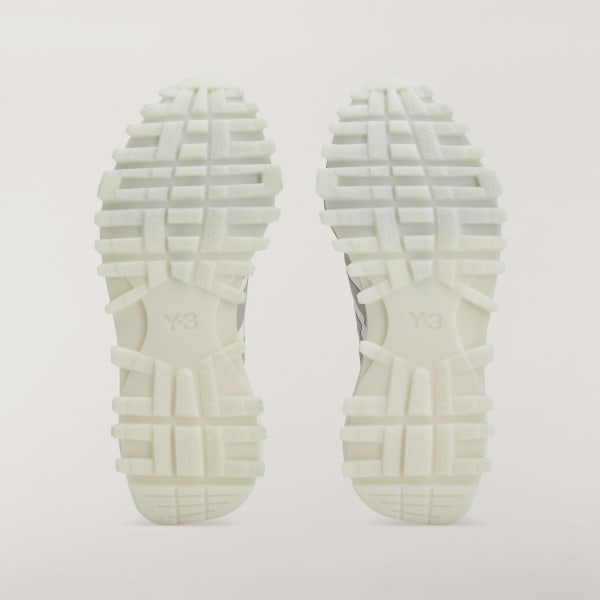 Shop adidas Y-3 S-Gendo Trail Sneakers Bianco Sporco/Marrone Chiaro KI0863