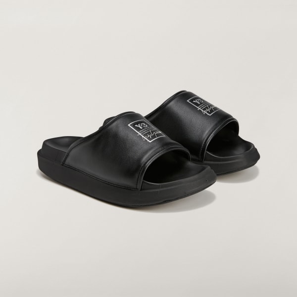 Shop adidas Y-3 Slide Sandals Black/Black/Black KI4033