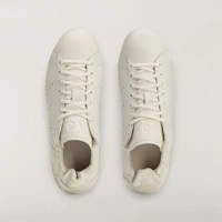 Lookbook 阿迪达斯 Y-3 Stan Smith Lo Pro 运动鞋 全白 KJ2390