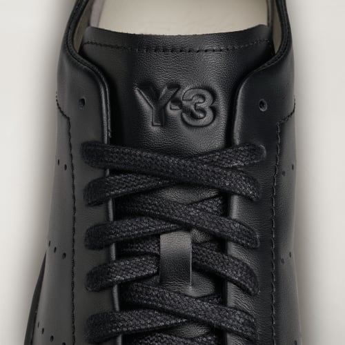 Cheap adidas Y-3 Stan Smith 黑色運動鞋 黑/黑/黑 LA6686