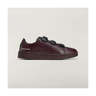 Adidas Y-3 Stan Smith Velcro Sneakers Shadow Maroon/Shadow Maroon/Black