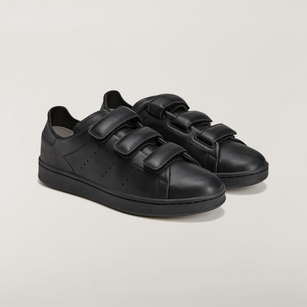 Shop Adidas Y-3 Stan Smith Velcro Strap Sneakers Black/Black/Black HQ7318