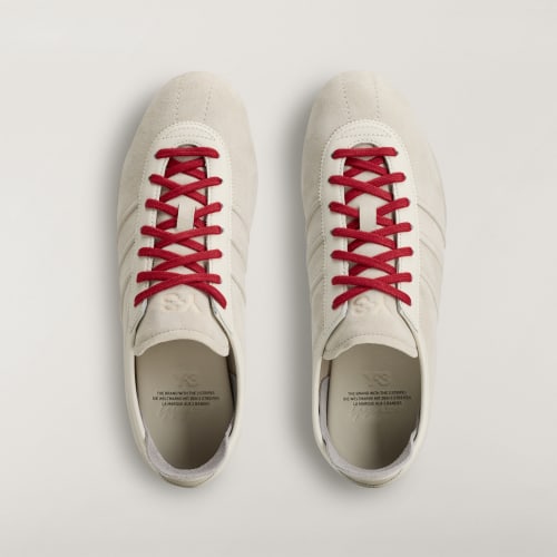 Lookbook adidas Y-3 東京運動鞋 米色/米白/活力栗紅 KI7894