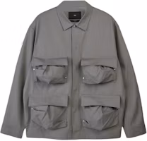 Order adidas Y-3 男女款長袖口袋襯衫 深灰色休閒襯衣 IV7734