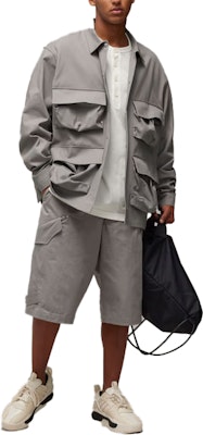 아디다스 Y-3 유니섹스 긴팔 포켓 오버셔츠 차콜 그레이 캐주얼 셔츠 IV7734 Lookbook 아디다스 Y-3 유니섹스 긴팔 포켓 오버셔츠 차콜 그레이 캐주얼 셔츠 IV7734