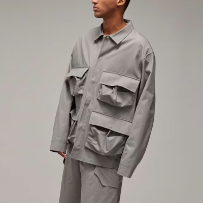 아디다스 Y-3 유니섹스 긴팔 포켓 오버셔츠 차콜 그레이 캐주얼 셔츠 IV7734 Details for 아디다스 Y-3 유니섹스 긴팔 포켓 오버셔츠 차콜 그레이 캐주얼 셔츠 IV7734