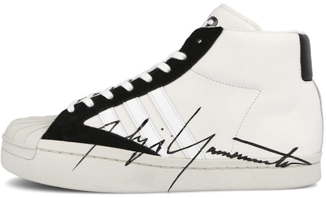 Y-3 中筒拼色休閒 時尚板鞋 男女同款 白色 Buy Y-3 中筒拼色休閒 時尚板鞋 男女同款 白色