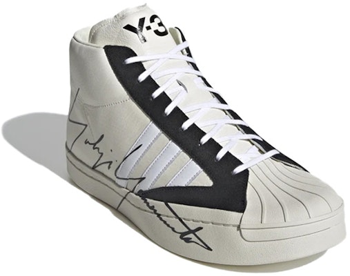 Y-3 中筒拼色休閒 時尚板鞋 男女同款 白色 Lookbook Y-3 中筒拼色休閒 時尚板鞋 男女同款 白色