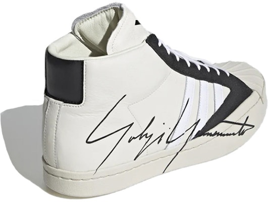 Y-3 中筒拼色休閒 時尚板鞋 男女同款 白色 Shop Y-3 中筒拼色休閒 時尚板鞋 男女同款 白色