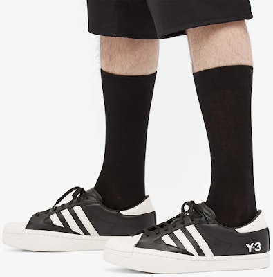阿迪达斯 Y-3 Yohji Star '黑白' H02578 Sizing 阿迪达斯 Y-3 Yohji Star '黑白' H02578