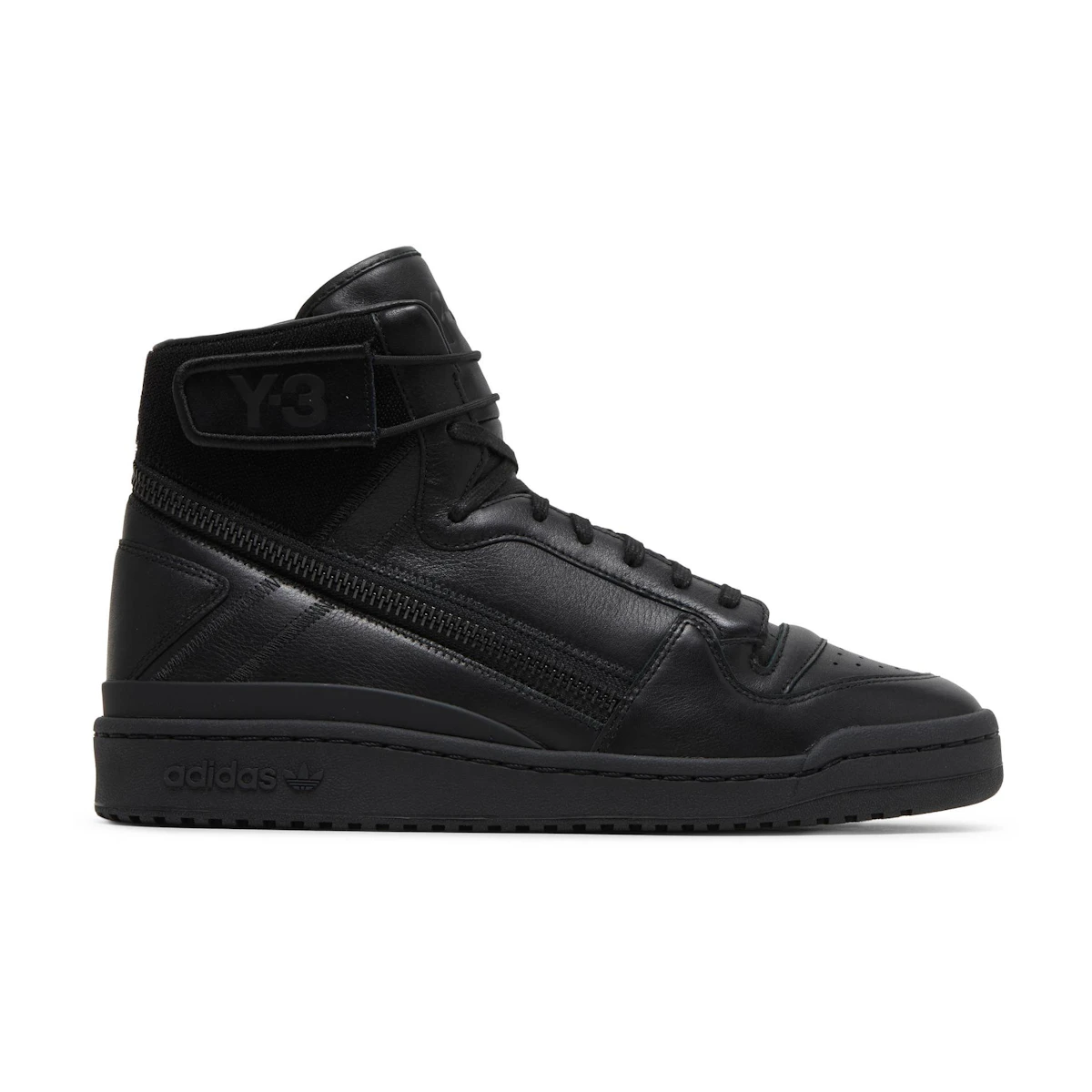 Beli adidas Y-3 Forum Hi OG 'Triple Black' GZ8795 Novelship