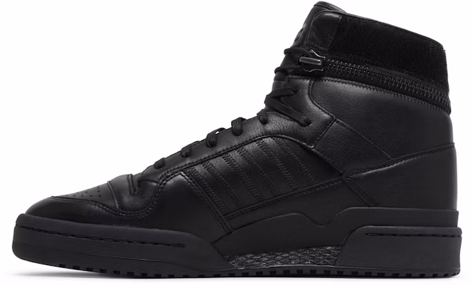 adidas Y-3 Forum Hi OG 'Triple Black' Hitam Pekat GZ8795 Lookbook adidas Y-3 Forum Hi OG 'Triple Black' Hitam Pekat GZ8795