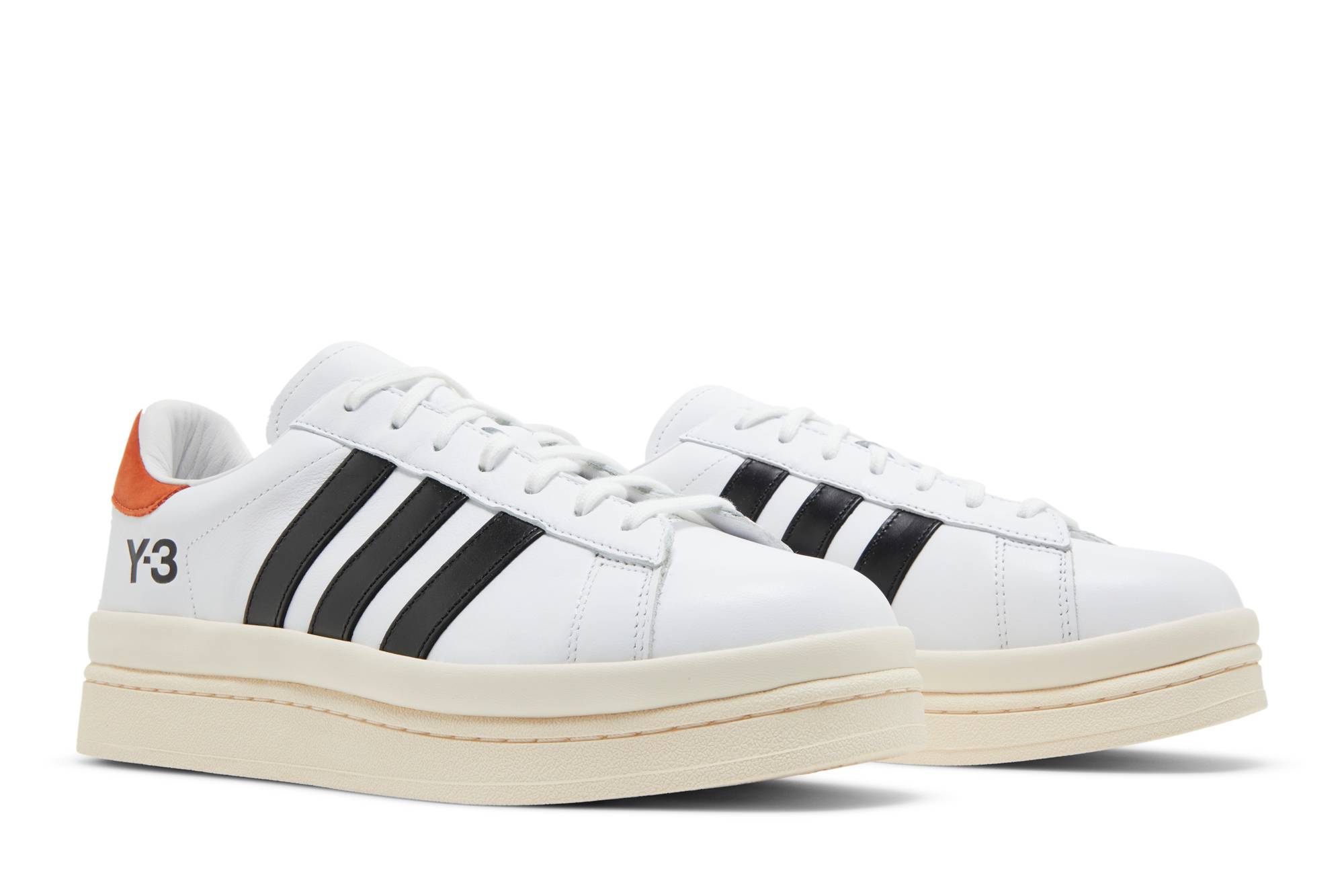 Cheap 阿迪达斯 Y-3 Hicho '白黑红' 运动鞋 FX1747