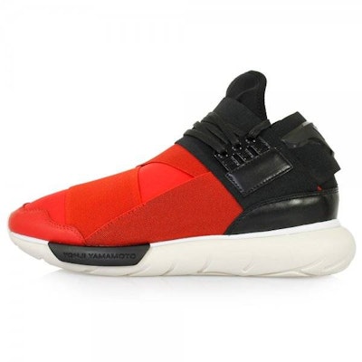 adidas Y-3 Qasa High 'Red Black' S83174 Details for adidas Y-3 Qasa High 'Red Black' S83174