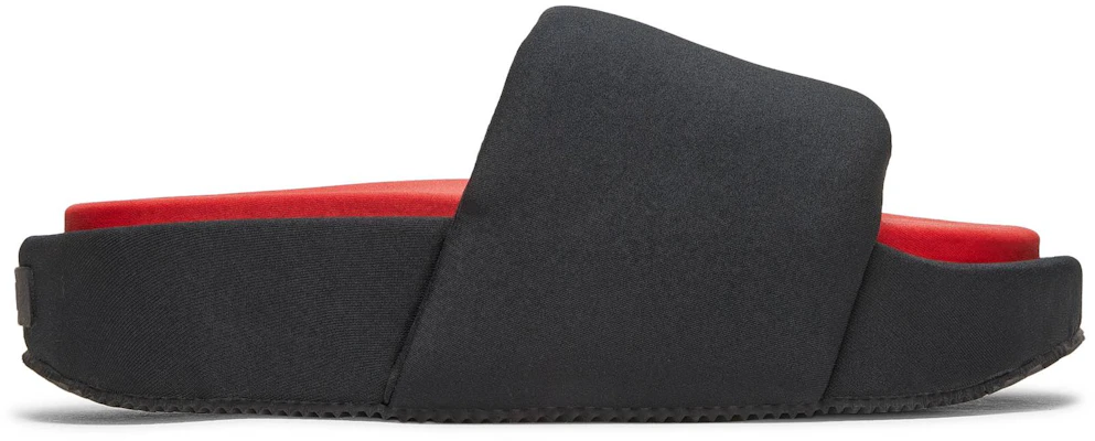 Y-3 簡約舒適 套腳平跟 時尚涼拖 男女同款 黑紅 Buy Y-3 簡約舒適 套腳平跟 時尚涼拖 男女同款 黑紅