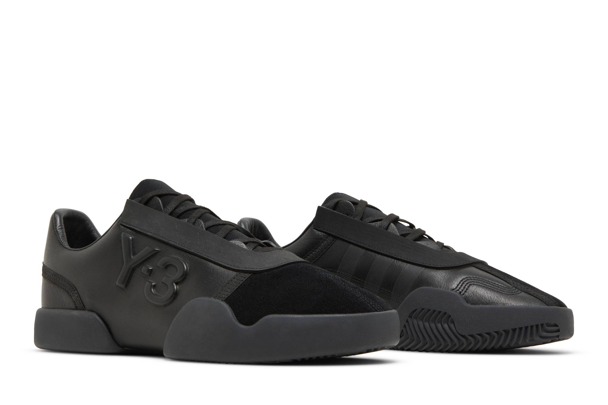 Cheap adidas Y-3 Yunu 'Triple Black' Hitam Pekat FZ4325