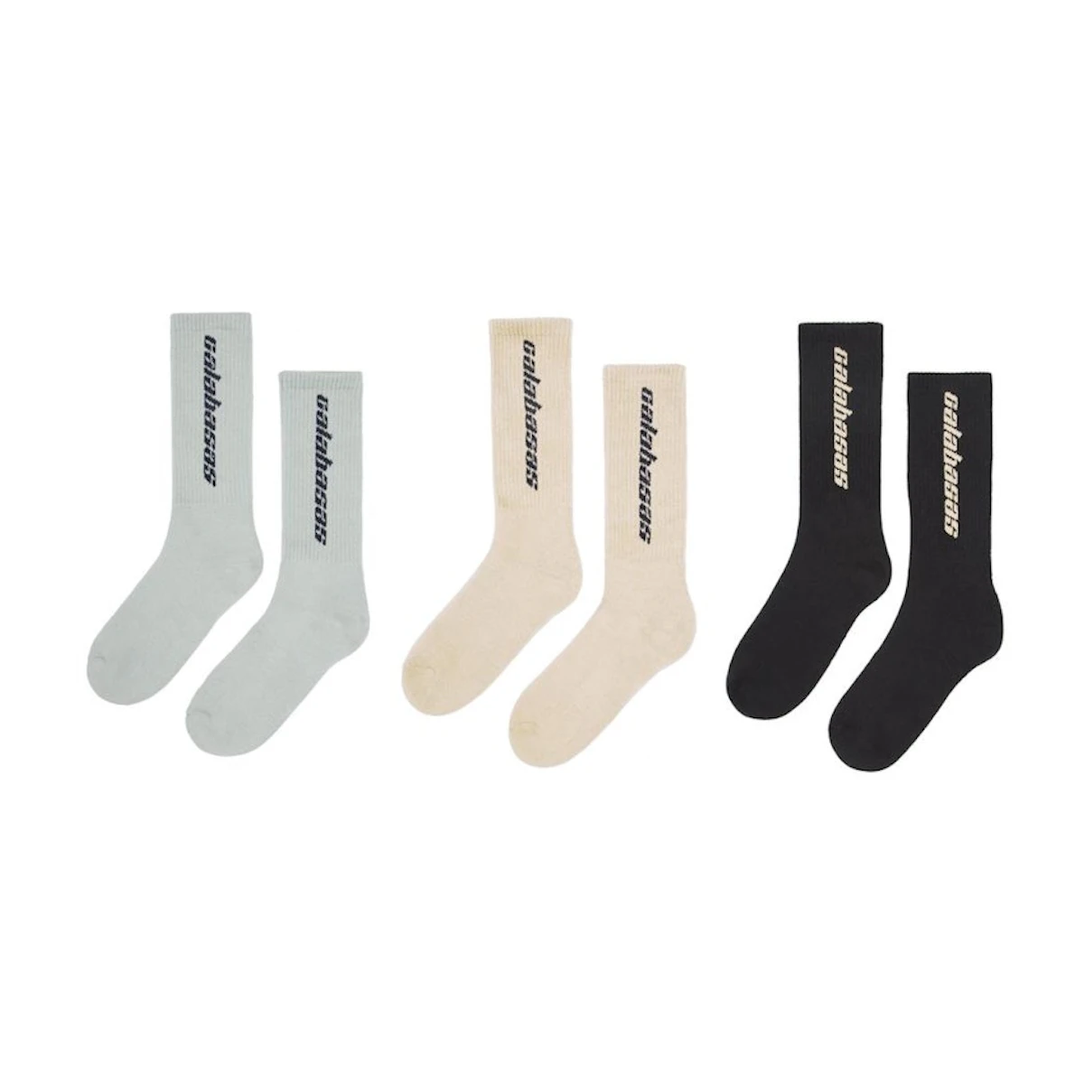 Buy adidas Yeezy Calabasas Socks (3 Pack) Core/Glacier/Sand Buy adidas Yeezy Calabasas Socks (3 Pack) Core/Glacier/Sand