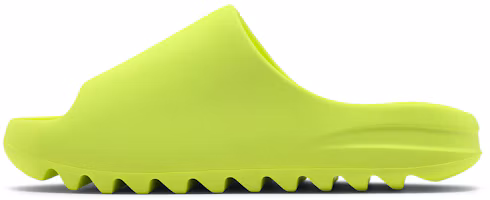 Lookbook 阿迪達斯 Yeezy 拖鞋 '螢光綠' GX6138
