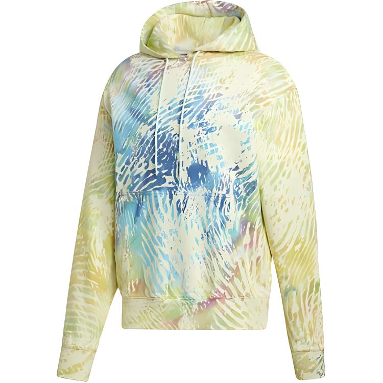 adidas Yellow Allover Print Hoodie GD3659